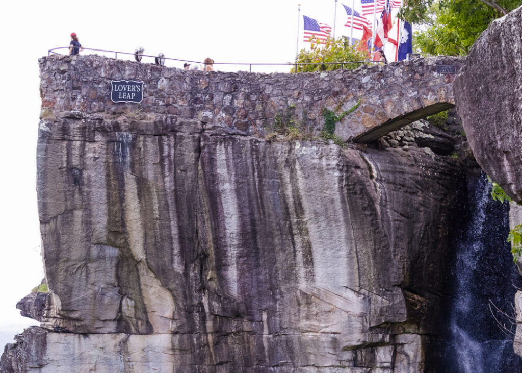 Panoramic vista at Lover's Leap featuring scenic kid-friendly hiking trails with views across seven states.
