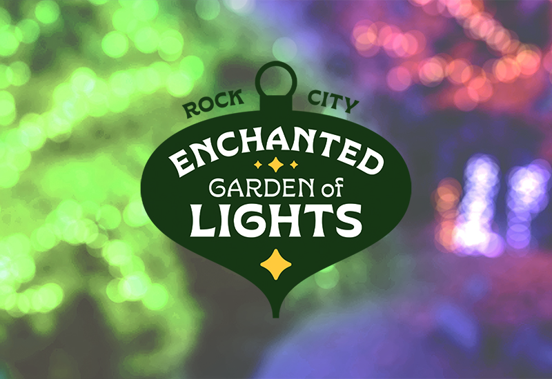 Rock City Enchanted Garden of Lights.