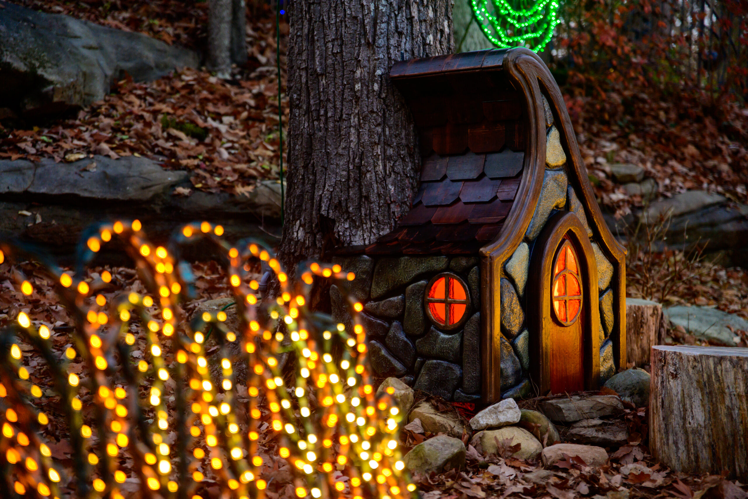 Small gnome house at Rock City.